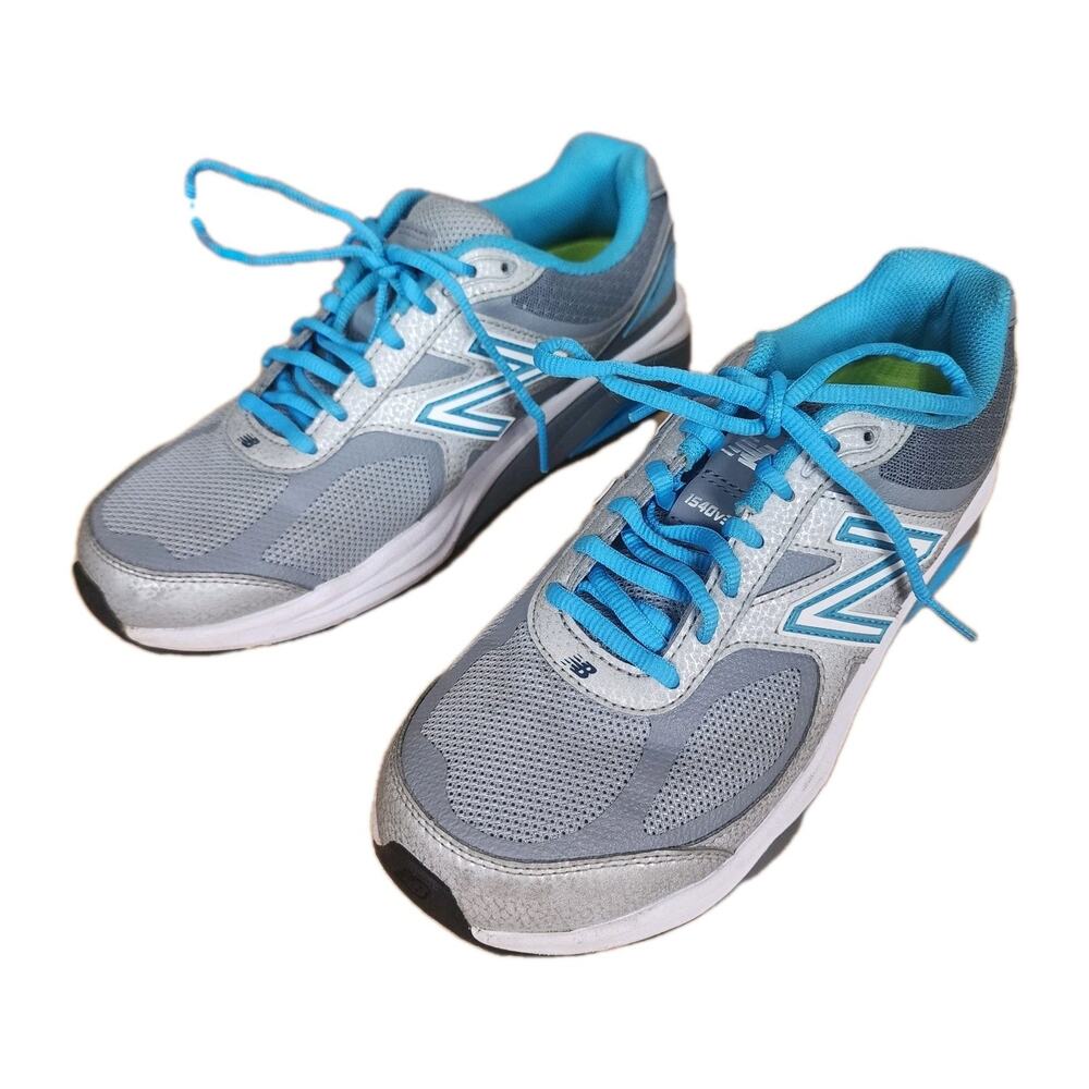 New Balance Women’s 1540v3 W1540SP3 Silver/Polaris Running Shoes Size 9 D Wide